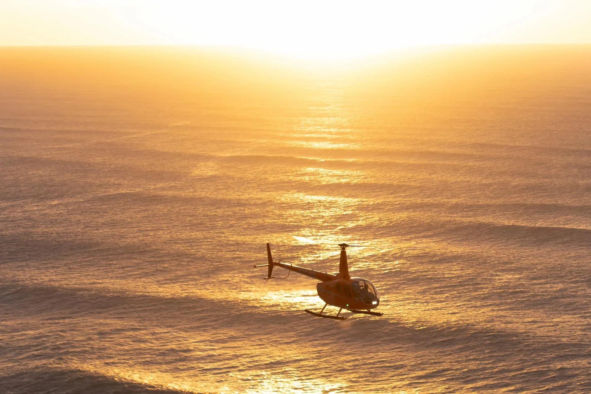 Sunset-helicopter